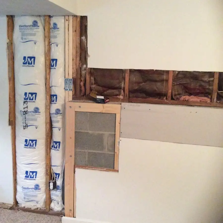 Wall insulation replacement during Structural Drying in Blythe